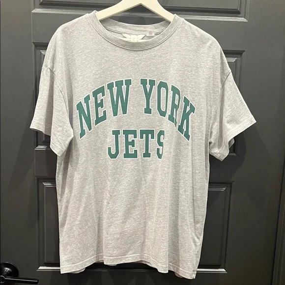 Gray New York Jets T-Shirt size M - Picture 1 of 4